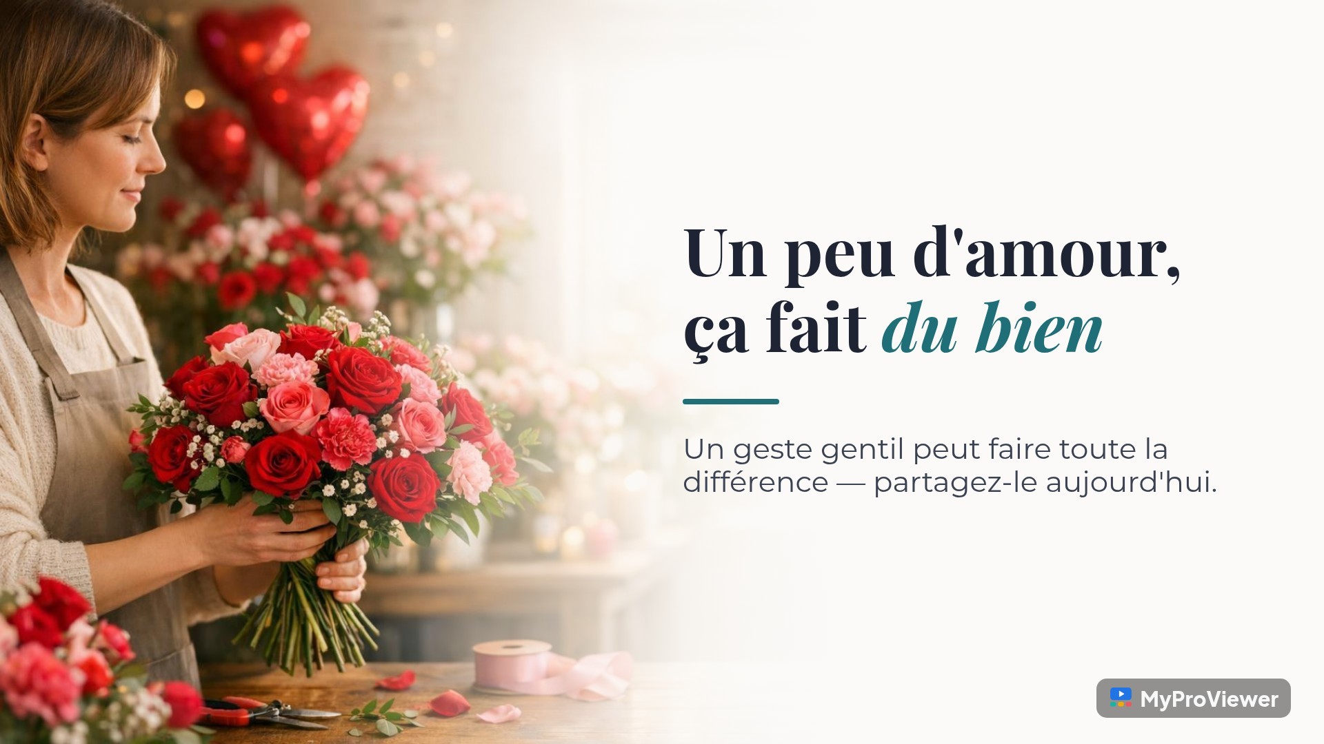 Un peu d'amour, ça fait du bien