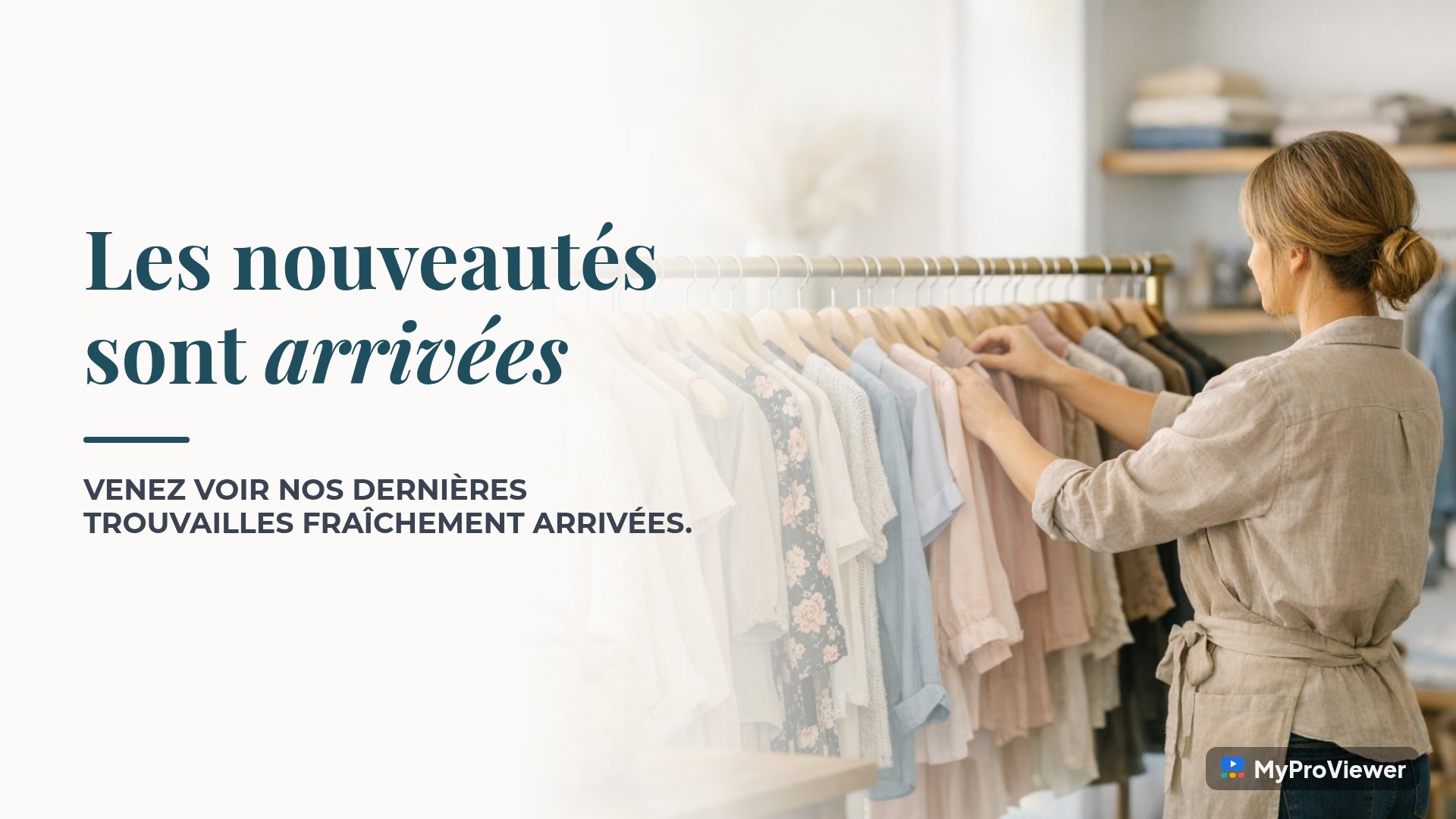 Les nouveautés sont arrivées