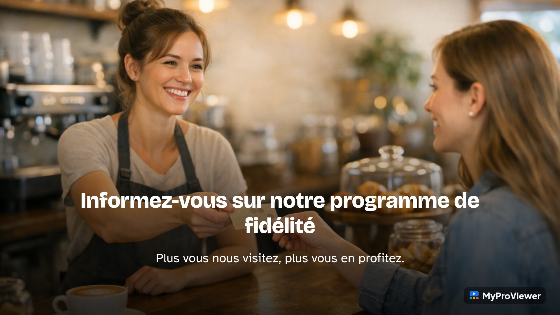 Informez-vous sur notre programme de fidélité