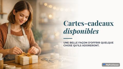 Cartes-cadeaux disponibles