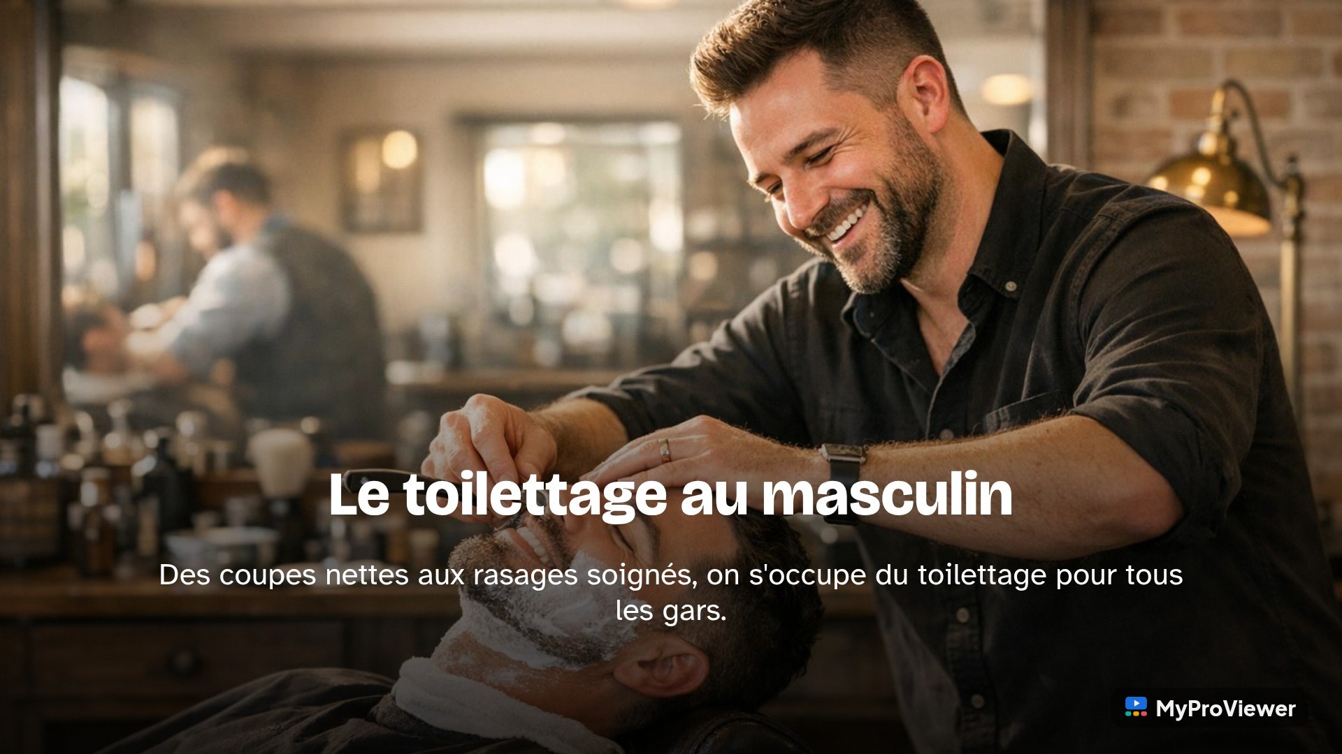 Le toilettage au masculin