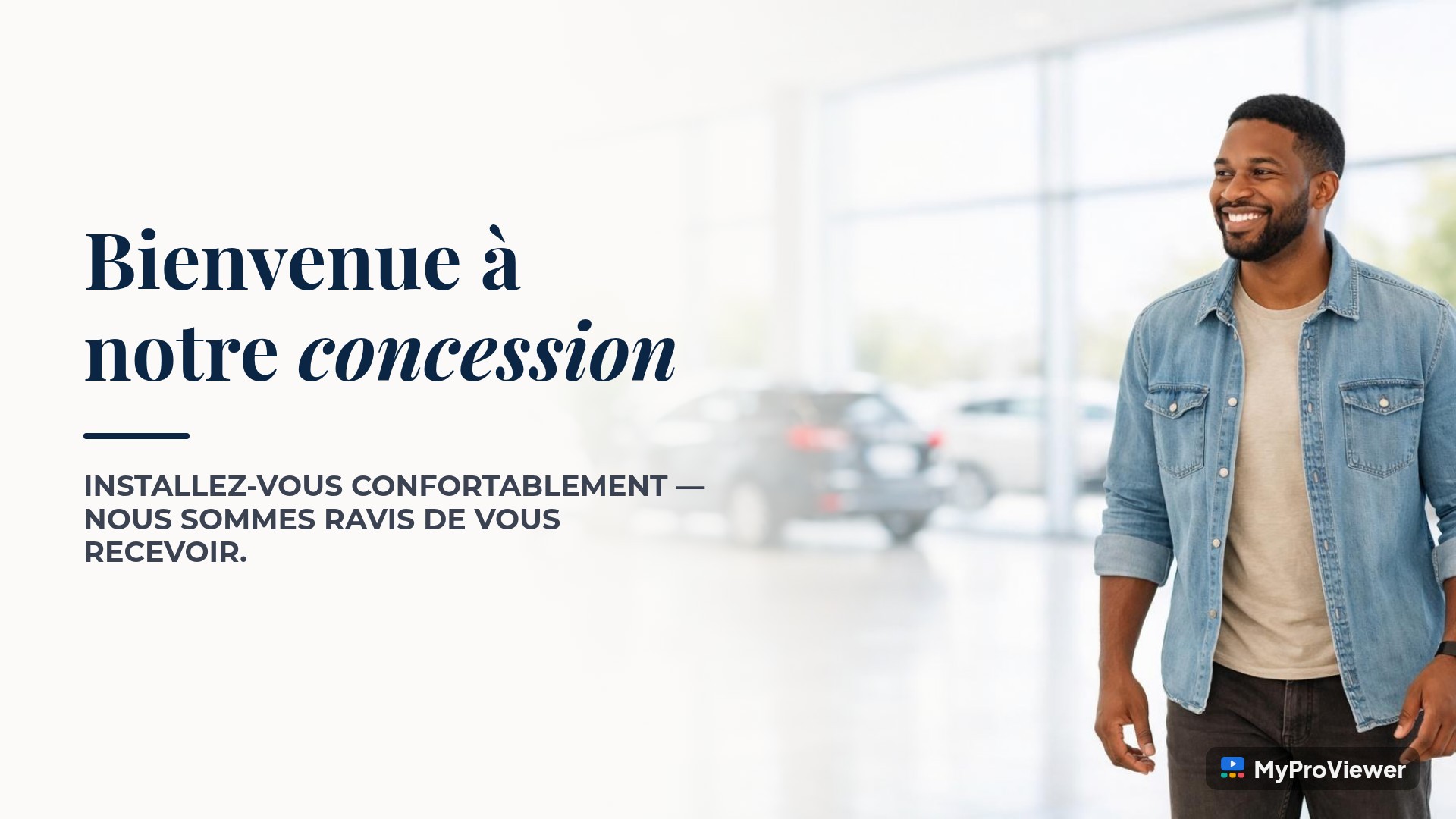Bienvenue à notre concession