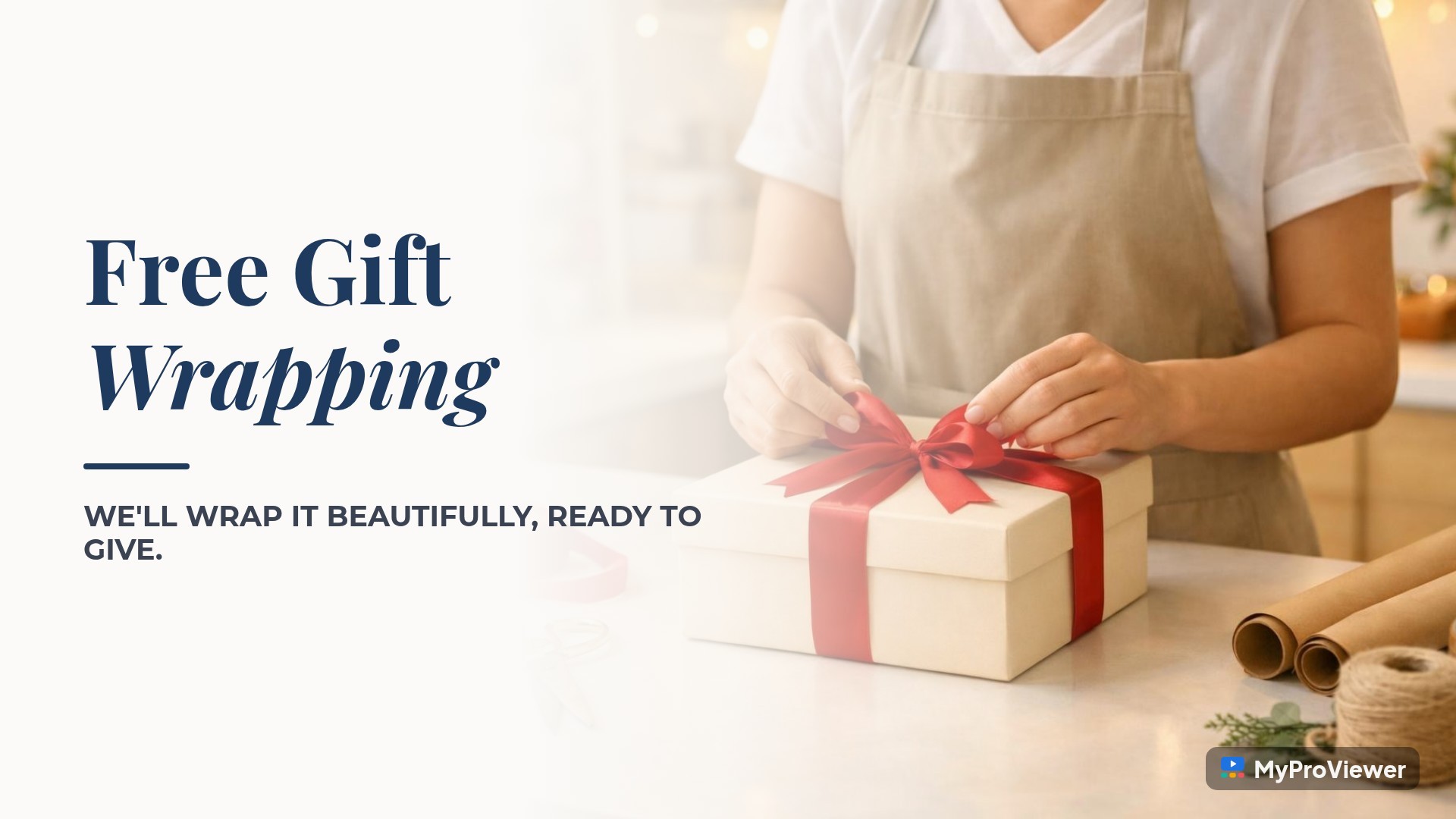 Free Gift Wrapping