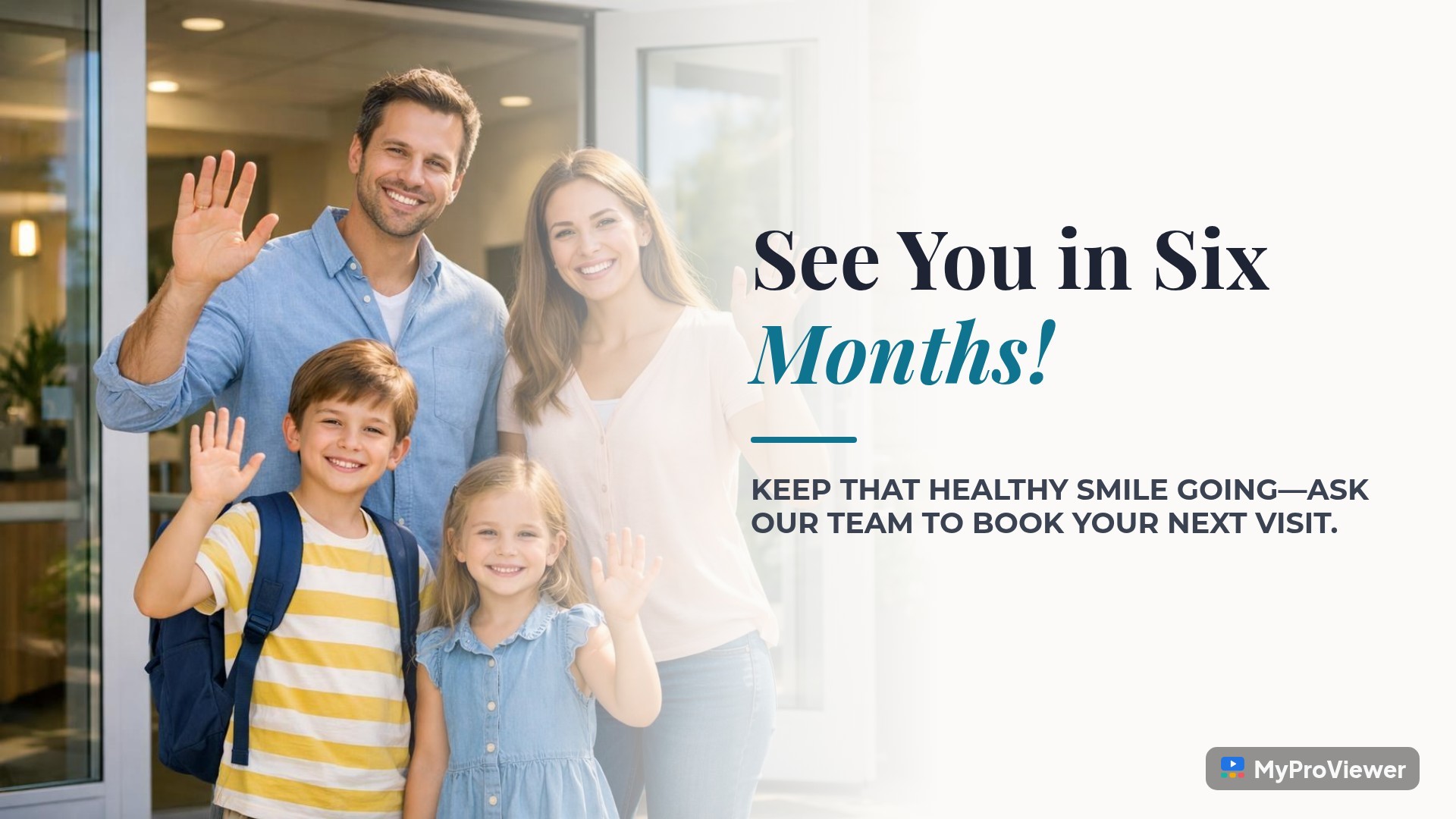 See You in Six Months!