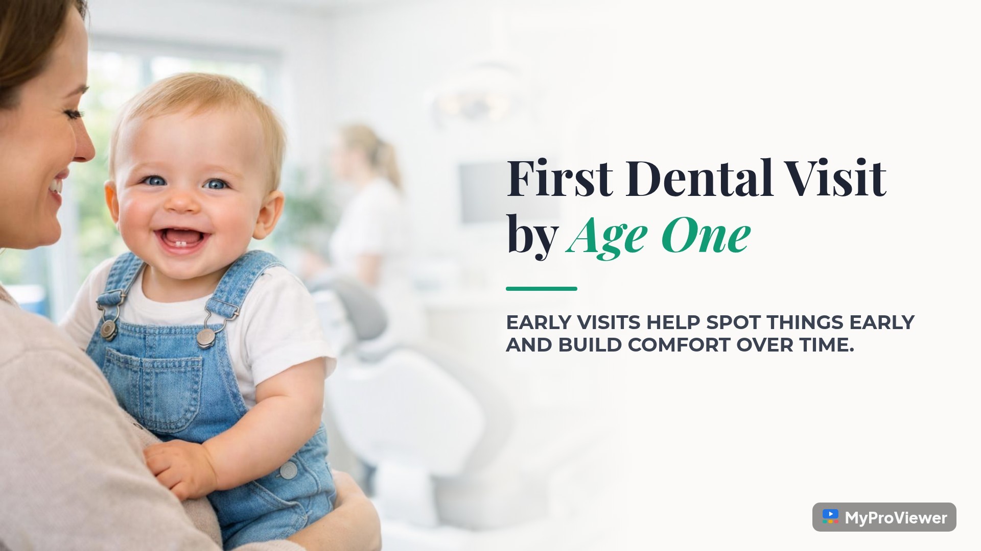 First Dental Visit by Age One