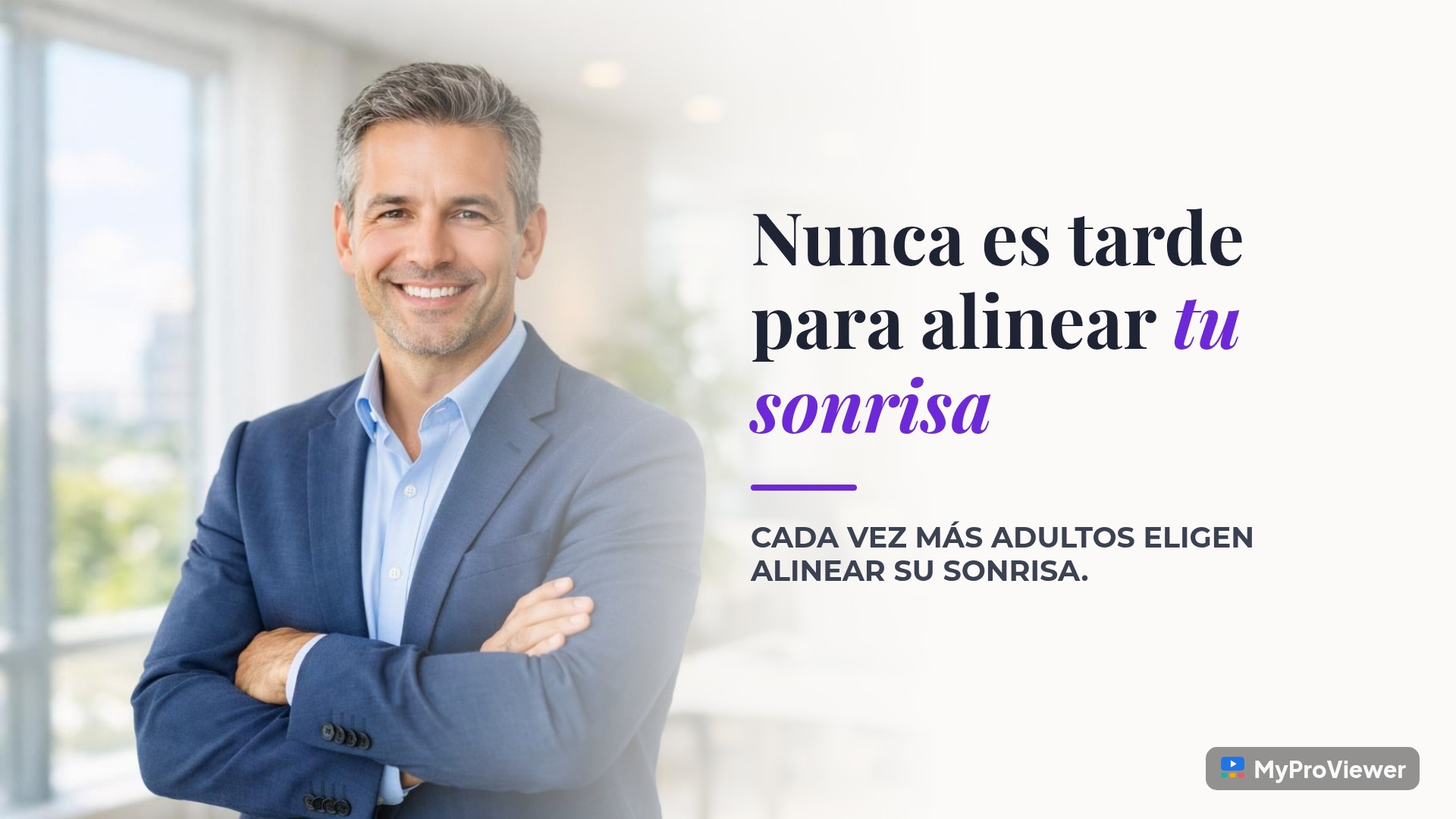 Nunca es tarde para alinear tu sonrisa